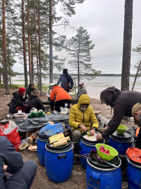 Сплав по реке Суна на байдарках