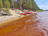 Сплав по реке Суна на байдарках
