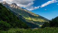 Горный лагерь в Дигории (Северная Осетия)