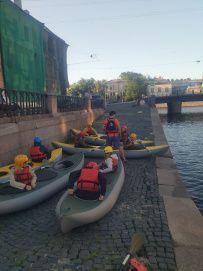 На байдарках по Питеру