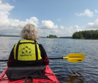 Прогулка вокруг парка Монрепо на каяках (байдарках)