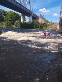 Тренировка по спасработам для водников в Лосево