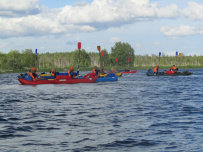 Сплав по реке Суна на байдарках
