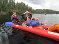 Сплав по реке Суна на байдарках
