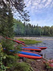 Сплав по реке Суна на байдарках