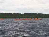 Сплав по реке Суна на байдарках