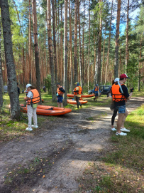 Сплав по реке Киржач на байдарках с баней на берегу