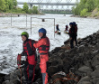 Тренировка по спасработам для водников в Лосево