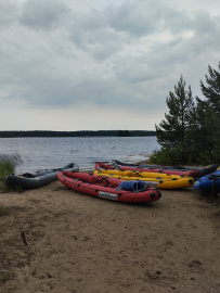 Сплав по реке Суна на байдарках