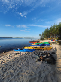 Колвица на морских каяках (байдарках). Путешествие на землю Саамов