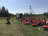 Сплав по реке Киржач на байдарках с баней на берегу