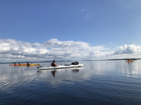 Колвица на морских каяках (байдарках). Путешествие на землю Саамов