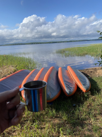 Поход на байдарках по Московскому морю