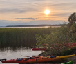 Поход на морских одноместных каяках по Московскому морю