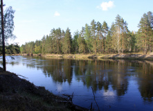 Центральный регион, Поход на байдарках по реке Лух с баней - в дебри Нижегородской области