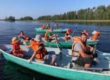 Северо-Запад, Выходные на Вуоксе: байдарки, лодки, дети, САП