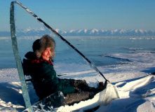 Байкал, Пешее путешествие по льду Байкала (с ночёвками в тёплом шатре)