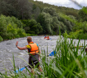 Подмосковье, Поход на одноместных байдарках по реке Осетр с автосопровождением