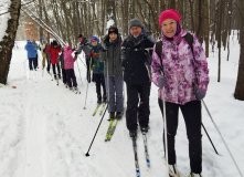 Подмосковье, Однодневный лыжный поход «Снежные горки» для детей и их родителей