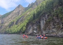 Сибирь, Сердце Сибири. Сплав по Большому Енисею (Бий-Хему) на катамаранах