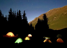 Киргизия, Лошадью ходи: с пляжа на ледник с комфортом