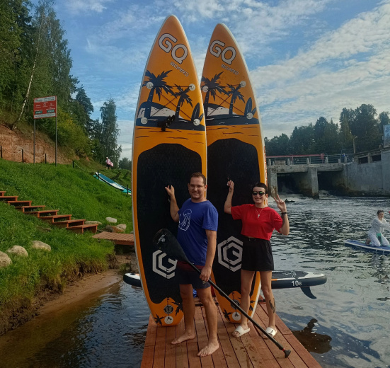 Прогулка на сапах по реке Оредеж (18+)