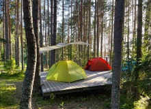 Подмосковье, Лесной лагерь с детьми на Валдае (Новгородская область)