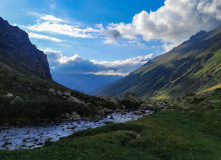 Кавказ, Гвандра: треккинг к озёрам и перевалам. Разведка