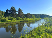 Подмосковье, Поход на выходные на байдарках по реке Тьма с баней на берегу