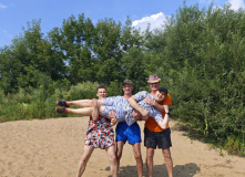 Подмосковье, СЕМЕЙНЫЙ Поход на сапах по реке Клязьма с ночевкой в палатках с автосопровождением