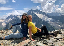 Кавказ, Домбай in english. Горный лагерь для родителей с детьми