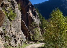 Кавказ, Палаточный лагерь в Санчаро (разведка)