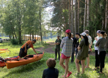 Подмосковье, Активный Каяк Кэмп на морских одноместных каяках