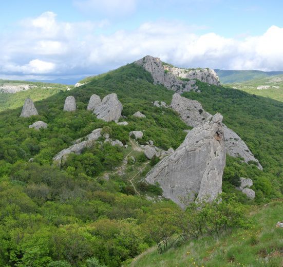 Поход в Крыму: по горам вдоль Чёрного Моря