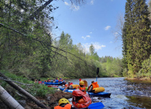 Северо-Запад, Сплав по реке Оять