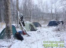 Подмосковье, Лыжная прогулка на выходные с ночевкой в палатке - Московская область