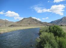 Сибирь, Тува, Западный Саян: по озеру Кара-Холь и реке Алаш на байдарках