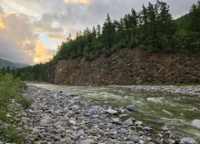 Сибирь, Восточный Саян: сплав по каньонам верхнего Иркута на байдарках