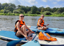 Подмосковье, Семейный поход на сапах по реке Клязьма с ночевкой в палатках и автосопровождением