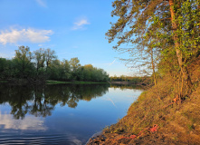 Подмосковье, Поход на выходные на байдарках по реке Тьма с баней на берегу