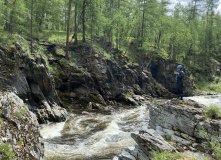 Сибирь, Восточный Саян: сплав по реке Диби и Ока Саянская на байдарках