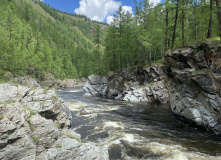 Сибирь, Восточный Саян: сплав по реке Диби и Ока Саянская на байдарках
