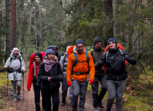 Подмосковье, English club в Мещере с ночевкой в приюте