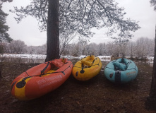 Подмосковье, Поход по верховьям Волги на одноместных байдарках с автосопровождением