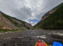 Сибирь, Восточный Саян: сплав по реке Диби и Ока Саянская на байдарках