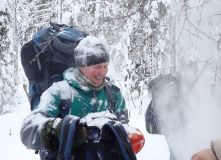 Карелия, Зимний поход на снегоступах - загадочная снежная Воттоваара