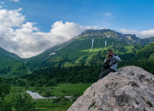 Кавказ, Горный лагерь на приюте Фишт