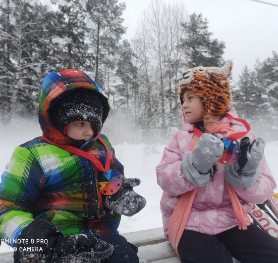 Северо-Запад, Семейная прогулка на лыжах в Орехово