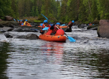 Карелия, Сплав по Верхней Шуе на байдарках