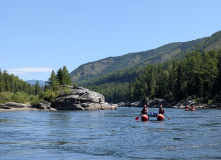 Сибирь, К истокам Енисея. Сплав по рекам Балыктыг-Хем и Каа-Хем